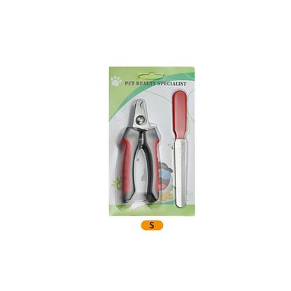 Professional Pet Nail Clipper Stainless Steel Dog Cat Nail Trimmer Labor-Saving Nail Clipper Convenient Dog Grooming Supplies